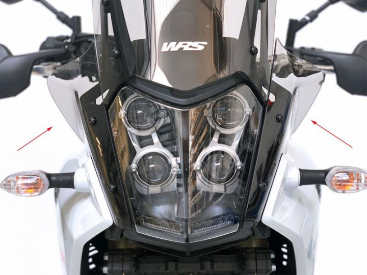 WRS Deflectores Laterais Fumado Escuro Yamaha Tenere 700 (2019-2020)