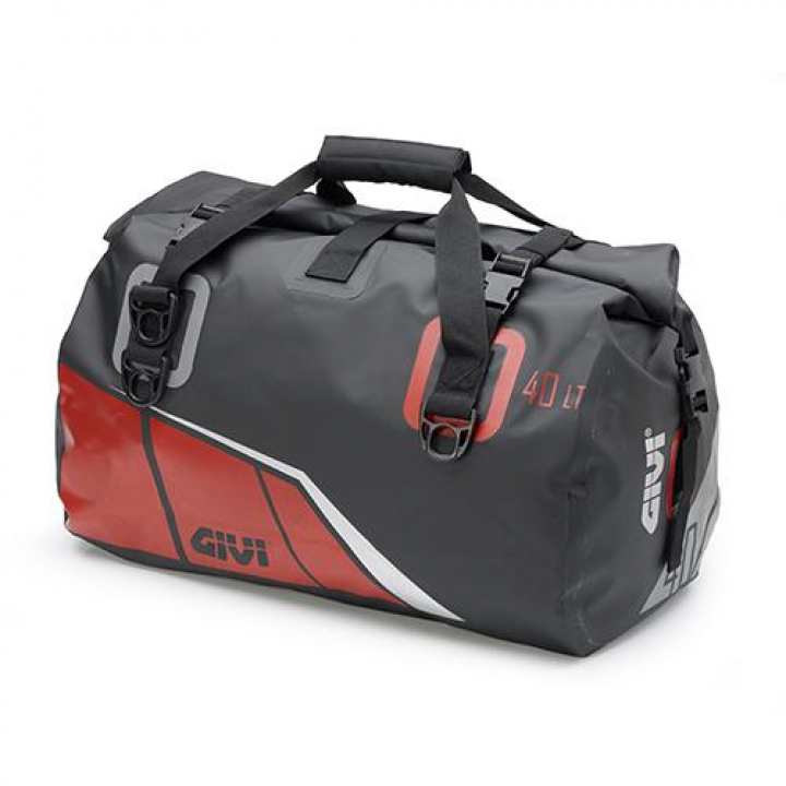 Givi Saco impermeável de 40 Litros Preto Vermelho