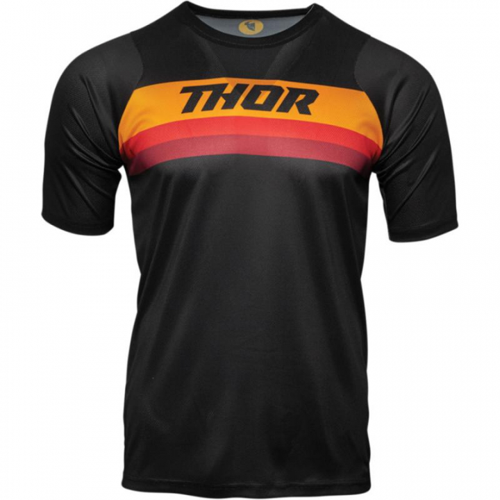Thor Jersey Assist SS Black/Orange