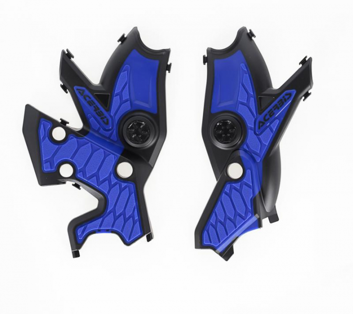 Acerbis X-Grip Frame Protector Yamaha T700 Tenere - Black/Blue