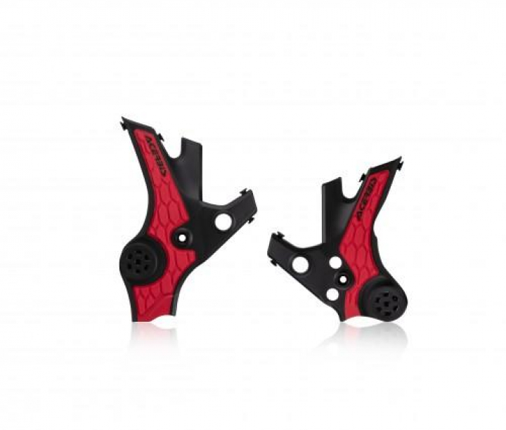 Acerbis X-Grip Frame Protector Honda CRF1100L Africa Twin - Black/Red