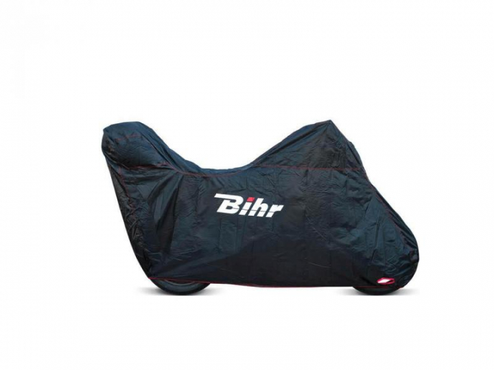 BIHR Capa protecção de moto p/ Top case XL Preto